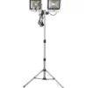 Arbeidslampe led 2 stk 30w m/teleskopstativ