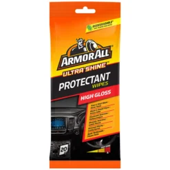 Armor all protective wipes gloss finish, flatpk. 20 stk.