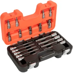 Bahco set 1/2"sock hexbits longshort
