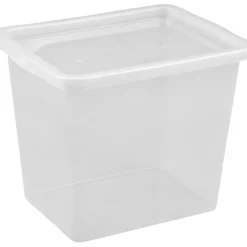 Basic box 31l transparent boks og lokk