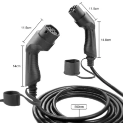 Besen ladekabel t2-t2 22kw (32a 3fas) 5m