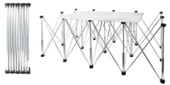 Bihui uttrekkbart arbeidsbord 221x113x73 cm