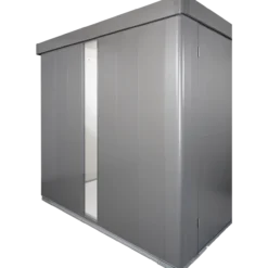 Biohort farget panel laget av akrylglass redskapsbod neo, mørk grå metallic
