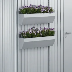 Biohort floraboard for redskapsbod avantgarde highline, panorama, sølv metallic