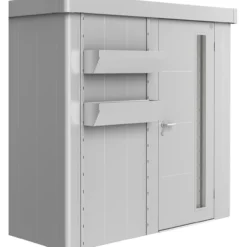 Biohort floraboard for redskapsbod neo, sølv metallic