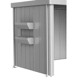 Biohort floraboard for sidetak for redskapsbod neo, sølv metallic