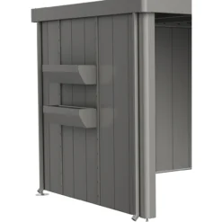 Biohort floraboard for sidetak for redskapsbod neo, kvartsgrå metallic