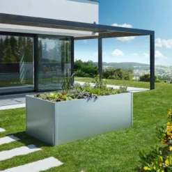 Biohort høybed 2x1, sølv metallic