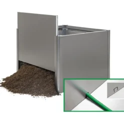 Biohort høybed 2x2, sølv metallic