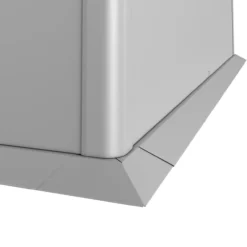 Biohort pyntekant 1,5x1 sølv metallic