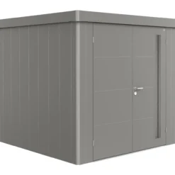 Biohort redskapsbod neo 2b dobbeldør kvartsgrå metallic