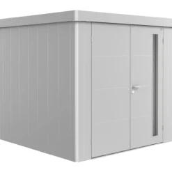 Biohort redskapsbod neo 2b dobbeldør sølv metallic
