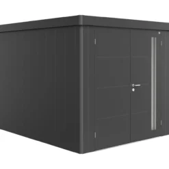 Biohort redskapsbod neo 3b dobbeldør mørk grå metallic