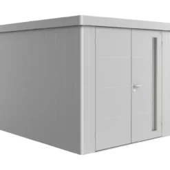 Biohort redskapsbod neo 3b dobbeldør sølv metallic