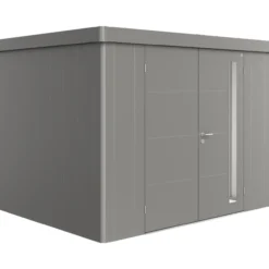 Biohort redskapsbod neo 2c dobbeldør kvartsgrå metallic