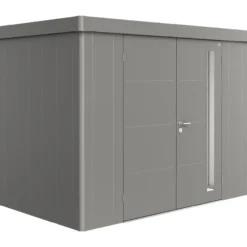 Biohort redskapsbod neo 1c dobbeldør kvartsgrå metallic