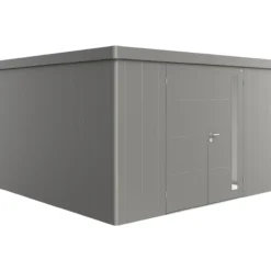 Biohort redskapsbod neo 4d dobbeldør kvartsgrå metallic