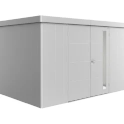 Biohort redskapsbod neo 2d dobbeldør sølv metallic