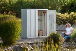 Biohort redskapsbod 150 sølv metallic