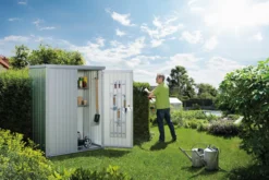 Biohort redskapsbod 150 sølv metallic