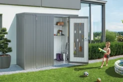 Biohort redskapsbod str 230 kvartsgrå metallic