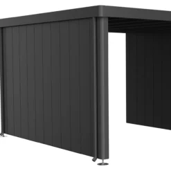 Biohort sidevegg for redskapsbod neo 4a/4b/4c/4d mørk grå metallic