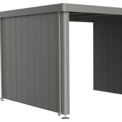 Biohort sidevegg for sidetak for redskapsbod neo 3a/3b/3c/3d kvartsgrå metallic
