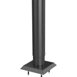 Biohort stolpe for levegg for forankring 135 cm høydejusterbar mørk grå metallic