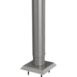 Biohort stolpe for levegg for forankring 180 cm høydejusterbar kvartsgrå metallic