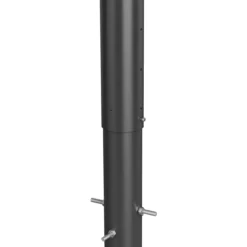 Biohort stolpe for levegg for innfelling i betongg 180 cm høydejusterbar mørk grå metallic