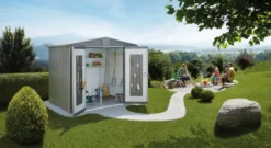 Biohort utebod europa str 3 kvartsgrå metallic