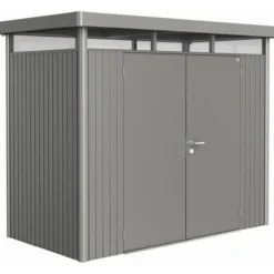 Biohort utebod highline h1 2 dører kvartsgrå met.