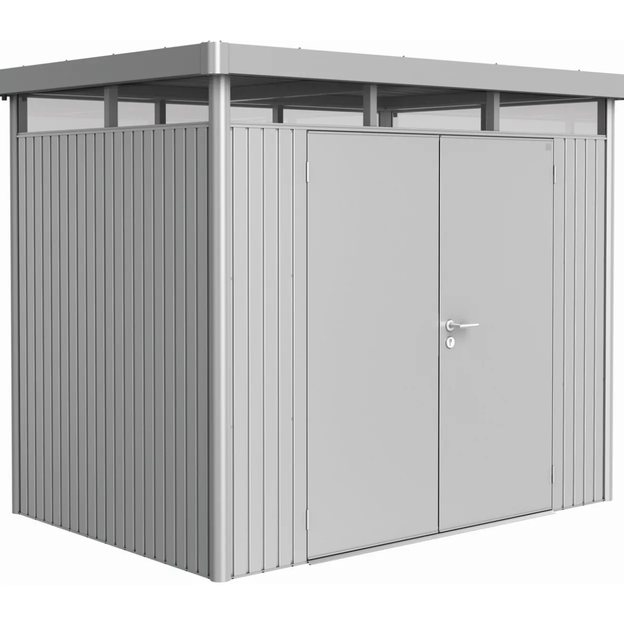 Biohort utebod highline h2 2 dører sølv metallic