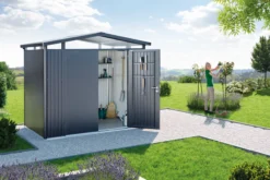 Biohort utebod panorama str p2 mørk grå d