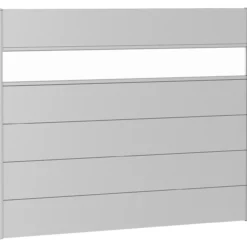 Biohort veggpanel for levegg akrylglass 180x135 sølv metallic