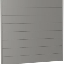 Biohort veggpanel for levegg uten akrylglass 200x180 kvartsgrå metallic