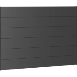Biohort veggpanel for levegg uten akrylglass 200x135 mørk grå metallic