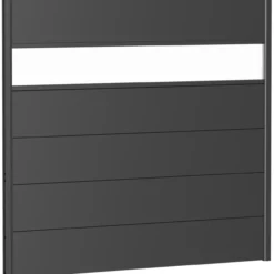 Biohort veggpanel for levegg akrylglass 150x135 mørk grå metallic