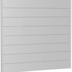 Biohort veggpanel for levegg uten akrylglass 200x180 sølv metallic