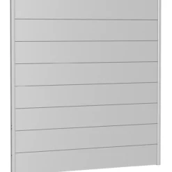 Biohort veggpanel for levegg uten akrylglass 180x180 sølv metallic