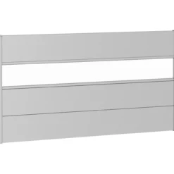 Biohort veggpanel for levegg akrylglass 180x90 sølv metallic