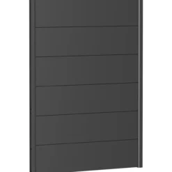 Biohort veggpanel for levegg uten akrylglass 100x135 mørk grå metallic