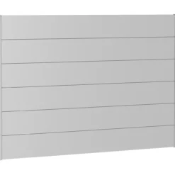 Biohort veggpanel for levegg uten akrylglass 200x135 sølv metallic