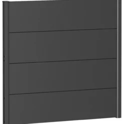 Biohort veggpanel for levegg uten akrylglass 100x90 mørk grå metallic