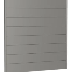 Biohort veggpanel for levegg uten akrylglass 180x180 kvartsgrå metallic