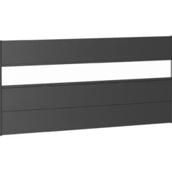 Biohort veggpanel for levegg akrylglass 200x90 mørk grå metallic