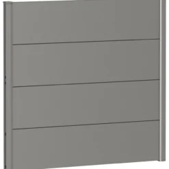 Biohort veggpanel for levegg uten akrylglass 100x90 kvartsgrå metallic