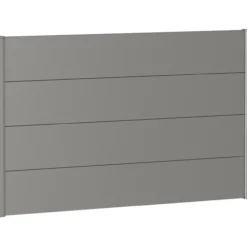 Biohort veggpanel for levegg uten akrylglass 150x90 kvartsgrå metallic