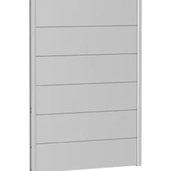 Biohort veggpanel for levegg uten akrylglass 100x135 sølv metallic