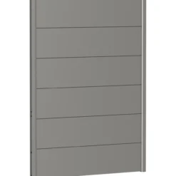 Biohort veggpanel for levegg uten akrylglass 100x135 kvartsgrå metallic